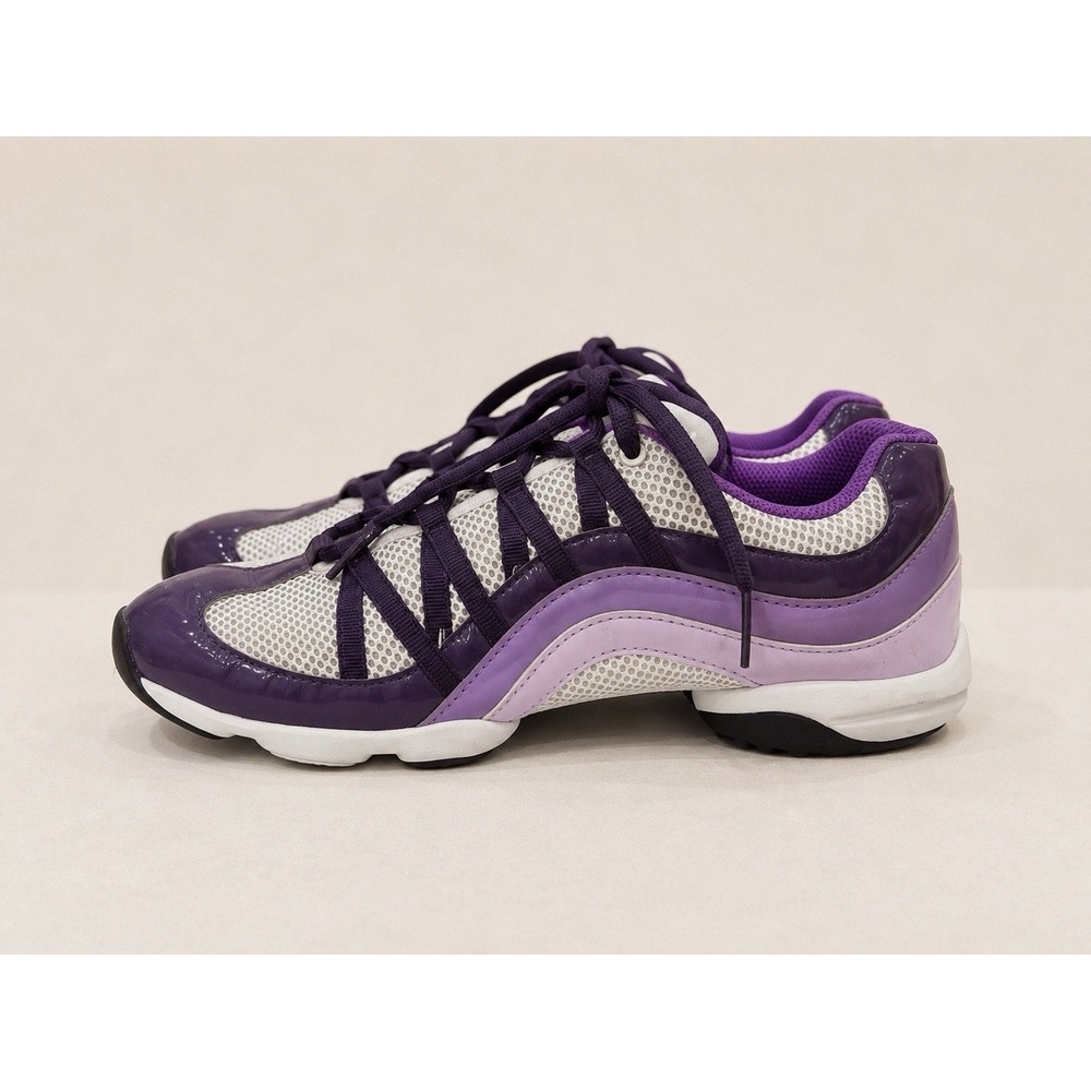 Bloch Purple Lace-Up spit sole Dance Sneakers size 10.5  Women's MPN 8XU-30503L